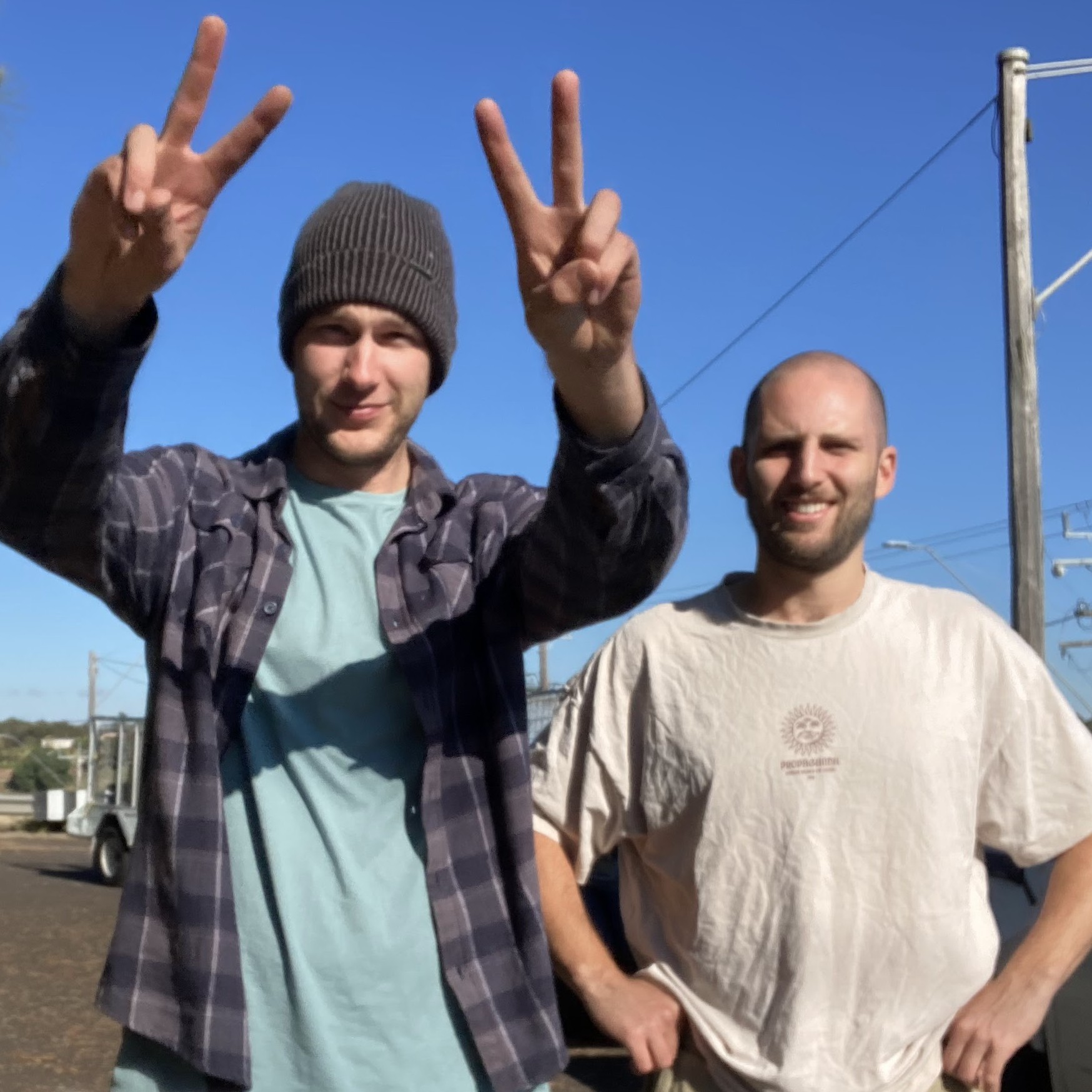 The BluPup Team - Sam and Dan